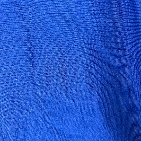 Cos Wool Blend Tunic Sweater Womens Medium Blue Boatneck 3/4 Sleeves Modern - Picture 6 of 11